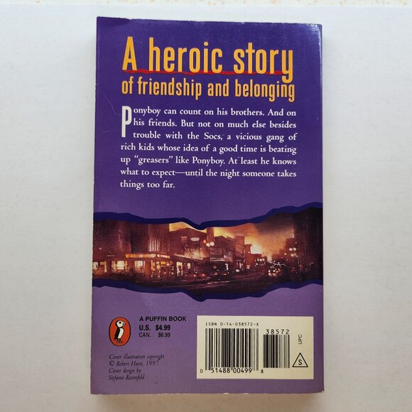 The Outsiders Book by SE Hinton - Picture 2 of 4